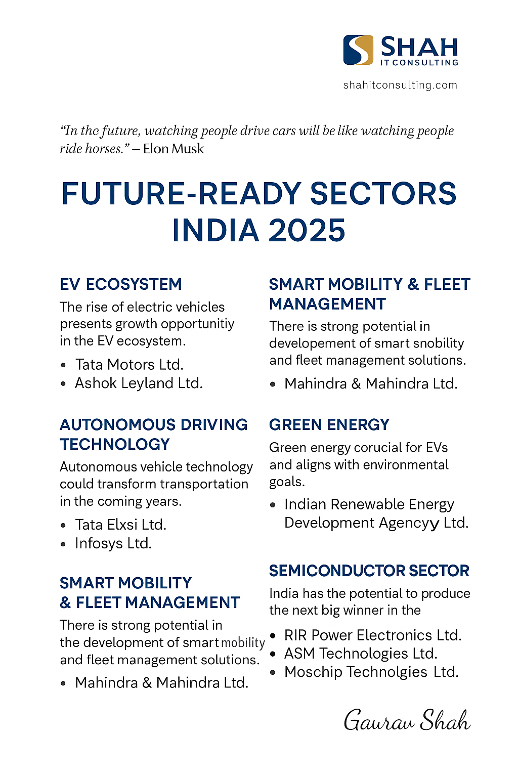 Shah IT Consulting Logo